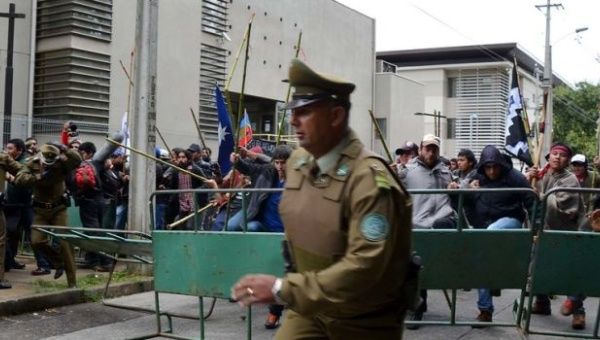 Los disturbios continuarán en Temuco hasta que se haga justicia con Celestino Córdova (Foto: AgenciaUNO)