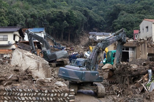 Siguen los trabajos de rescate tras los deslaves. (Foto: milenio.com)