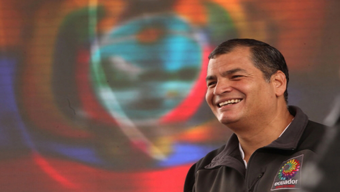 Rafael Correa dirigió este sábado el Enlace Ciudadano #407 desde Quito.