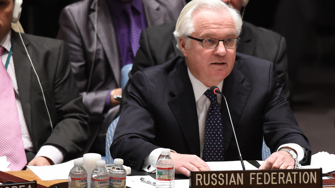 Vitali Churkin, embajador de Rusia ante la OEA, consideró que Kiev parece no querer cumplir los acuerdos de paz.