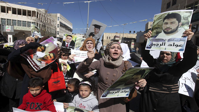 Desde 2013, familiares exigen la liberación de presos palestinos.