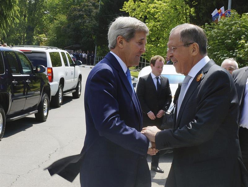 Rusia y EE.UU. tienen diferencias con respecto a la crisis en Ucrania pero se comprometieron a trabajar en conjunto.