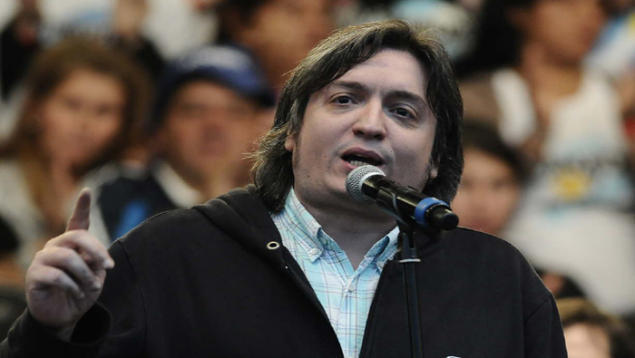 Máximo Kirchner encabeza la lista del gobernante Frente para la Victoria en Santa Cruz.
