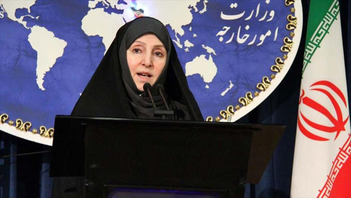 La portavoz del Ministerio iraní de Asuntos Exteriores, Marzie Afjam.
