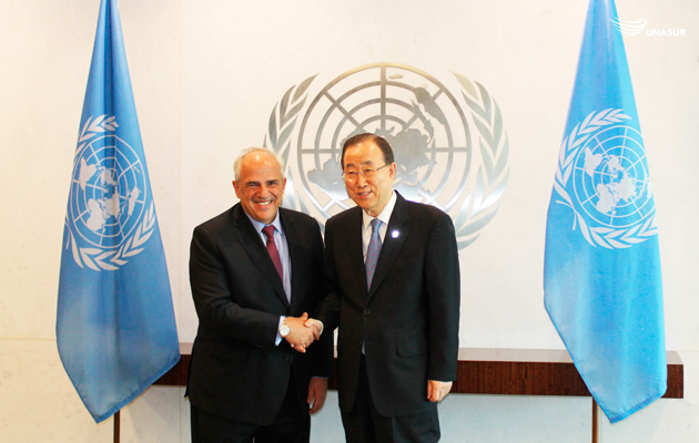 Ernesto Samper sostuvo un encuentro con Ban Ki-moon en Nueva York.