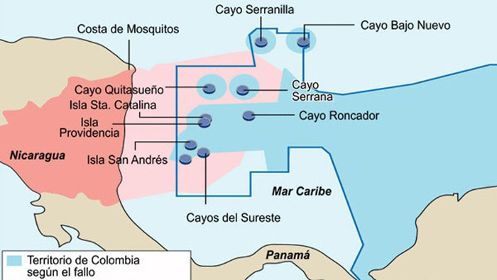 La CIJ evaluará la presunta violación de Colombia sobre los espacios marítimos de Nicaragua.