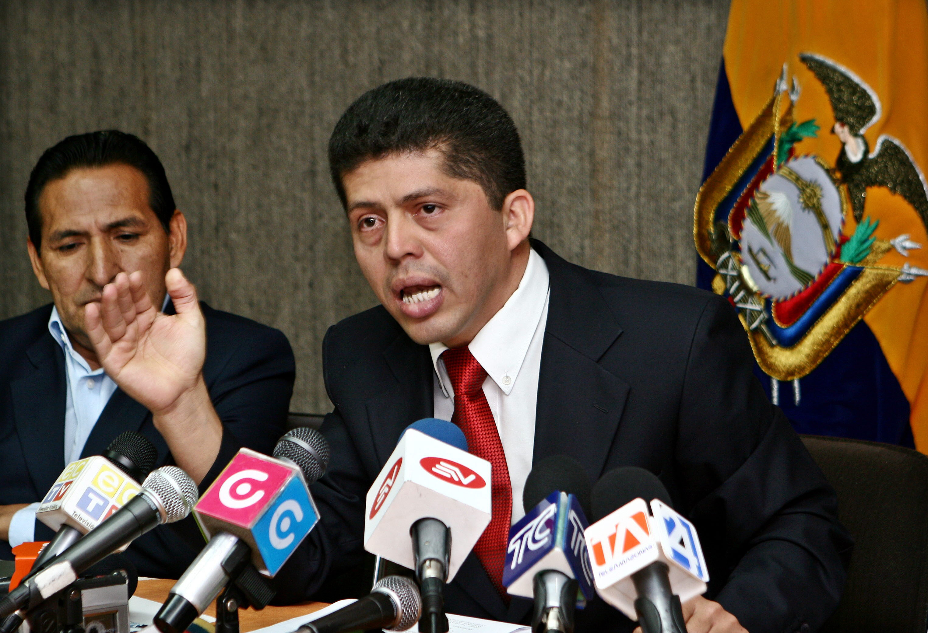 El abogado Pablo Fajardo fue quien anunció este viernes el fallo a favor el caso Chevron Texaco.