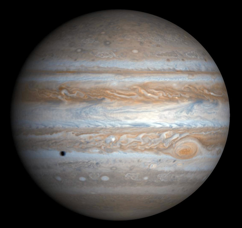 La NASA considera a Júpiter como uno de los planetas que siempre ofrece imágenes sorprendentes.