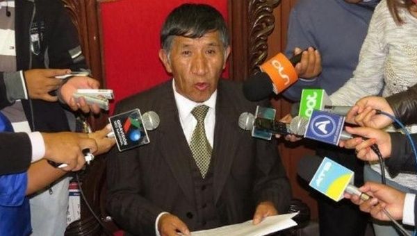 Justice Mamani was chosen by his peers to serve as the president of Bolivia's Supreme Court, making him the first indigenous person to occupy the post.