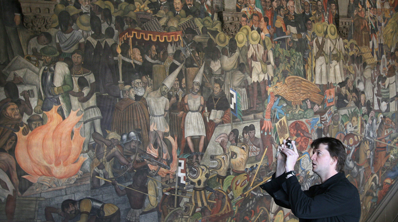 La obra de Diego Rivera recoge el espíritu de lucha del pueblo mexicano.