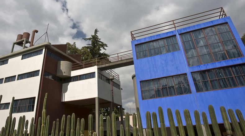 La casa azul fue donde el artista vivió junto a la artista mexicana Frida Khalo.