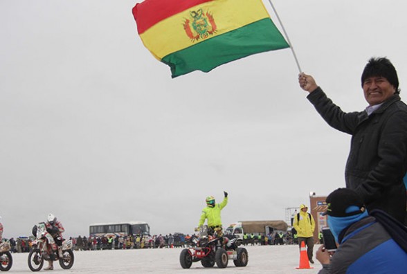 El presidente Evo Morales, realizó en noviembre pasado el lanzamiento oficial del evento que arrancará en Argentina y pasará por Bolivia entre el 7 y 9 de enero próximo.