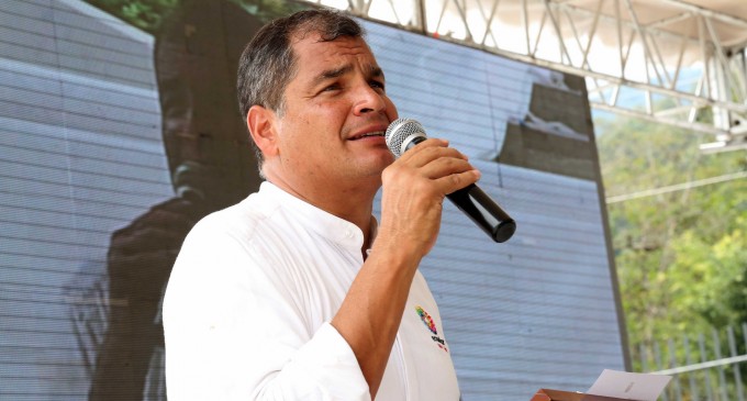 El presidente de Ecuador, Rafael Correa, hizo los anuncios desde Morona, Santiago.