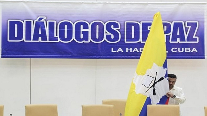 El vocero de las FARC-ER Iván Márquez culminó la ronda de diálogos de paz.