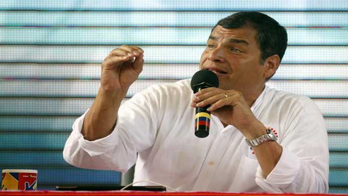 El presidente Rafael Correa garantizó la pensión de todos los funcionarios militares