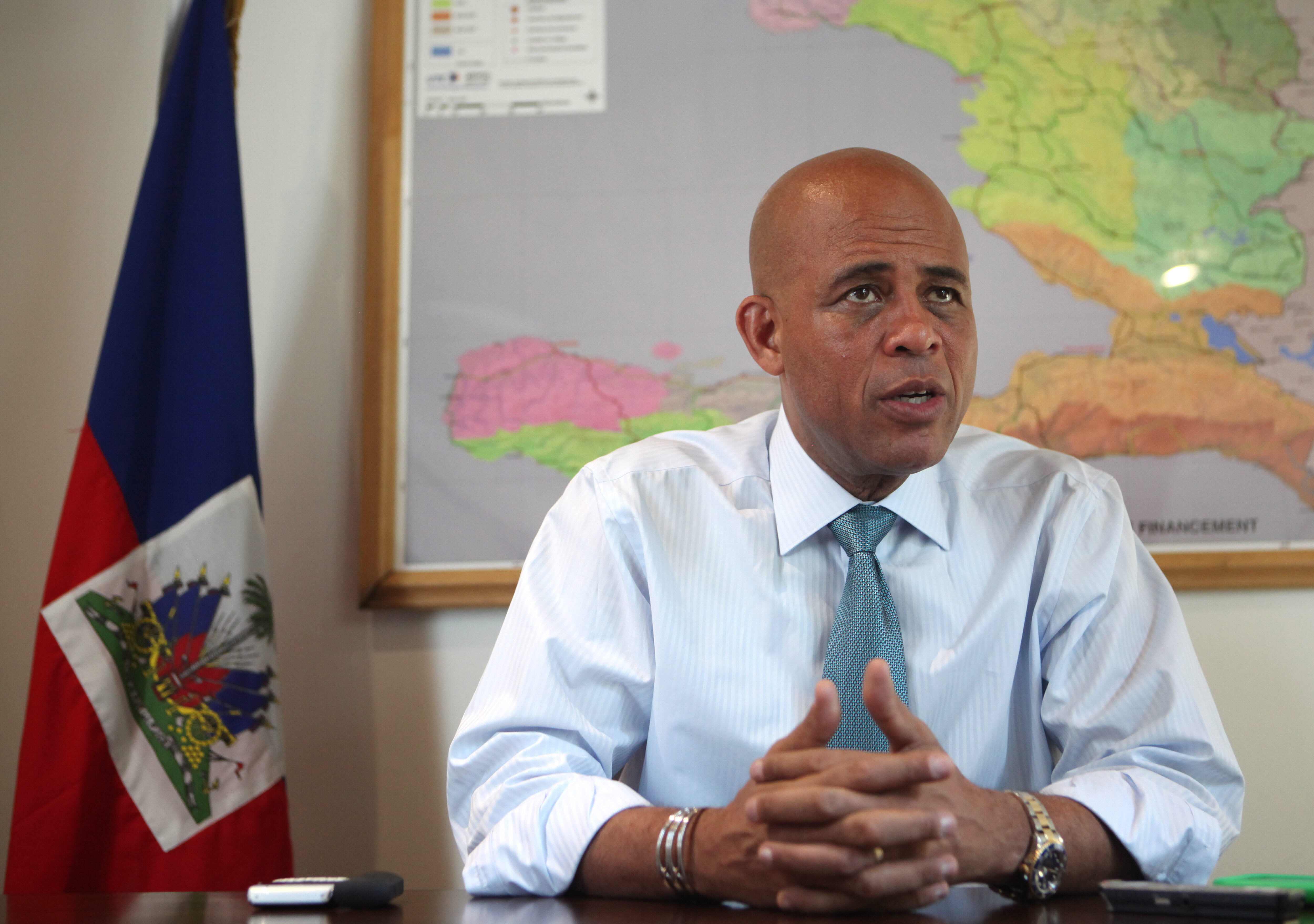El presidente Michell Martelly dejará el cargo este domingo como se tenía previsto.