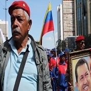 Chávez en cierre de campaña en Octubre de 2012.