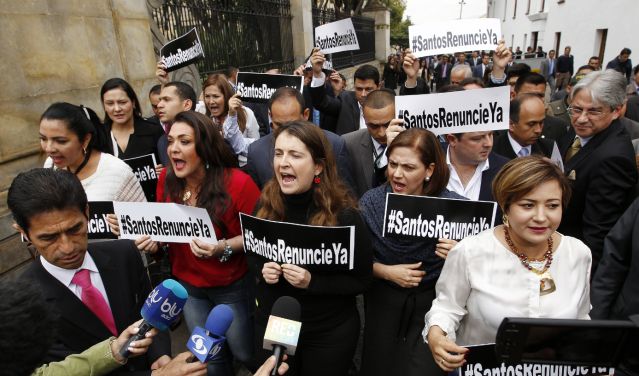 Los opositores marcharán con la excusa de manifestar en contra del Gobierno de Santos.