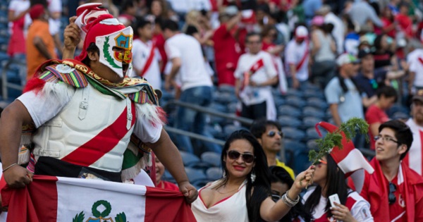 Passionate fans and empty seats at Peru vs. Haiti Copa America match in Seattle, Washington.