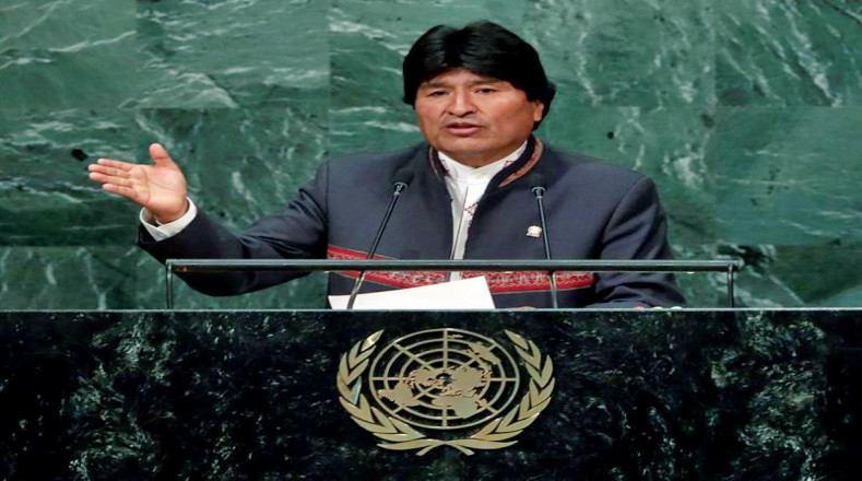 Morales criticó severamente al sistema capitalista porque actúa contra la dignidad del ser humano.