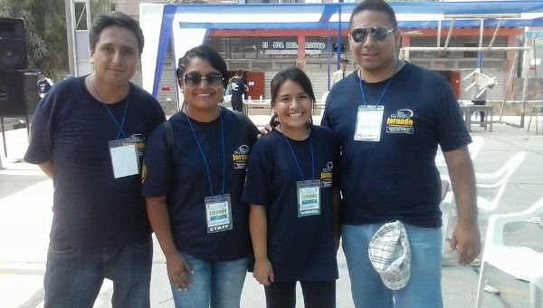 Con mis amigos del Programa del Voluntariado del Ministerio Público Lima Norte. 