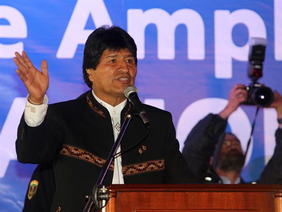 El presidente Morales sostiene que en Venezuela se gesta un golpe de Estado parlamentario.