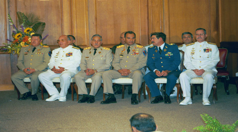 Miembros del nuevo alto mando militar 2002. 