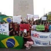 Actos en Buenos Aires y Córdoba en solidaridad con Brasil