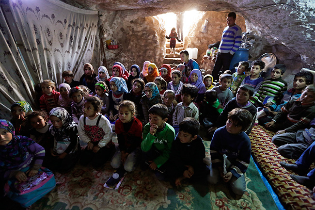 Los niños son los más afectados por la guerra en Siria.