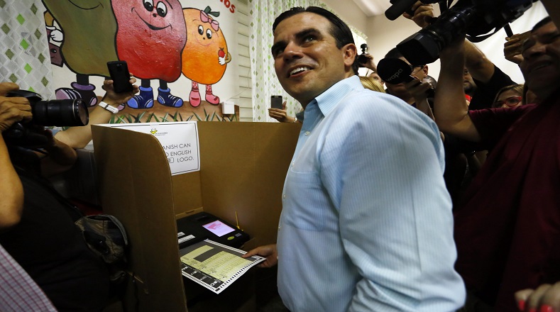 El candidato a la gobernación de Puerto Rico, el anexionista del Partido Nuevo Progresista (PNP) Ricardo Roselló se convirtió en el nuevo Gobernador con 41,87 por ciento de los votos.