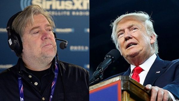 Alt-Right Leader and Trump Appointee Steve Bannon and the President-Elect 