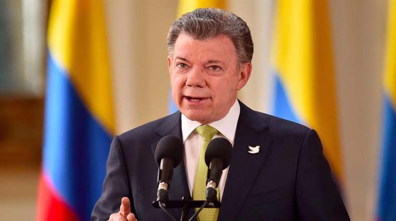 El presidente Juan Manuel Santos aplaza presentación de Ley de Amnistía al Congreso.