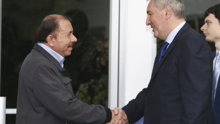 Daniel Ortega se reunió con el vice primer ministro Dmitri Rogozin