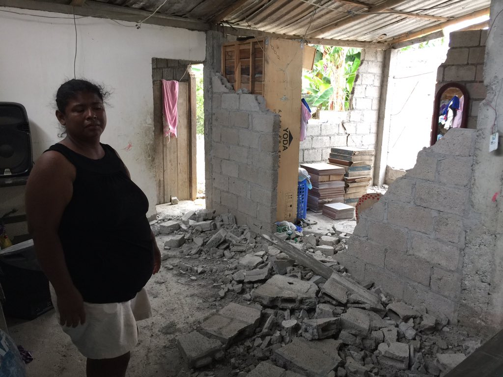 Unas 700 viviendas se han visto afectadas tras los sismos.