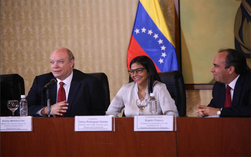 Delcy Rodríguez aseveró que Venezuela se ha convertido en una potencia deportiva con el apoyo de Cuba.