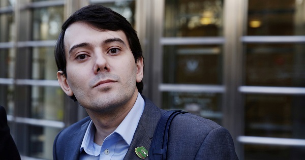 Martin Shkreli, former chief executive officer of Turing Pharmaceuticals departs after a hearing at U.S. Federal Court in Brooklyn, New York, U.S. on Oct. 14, 2016.