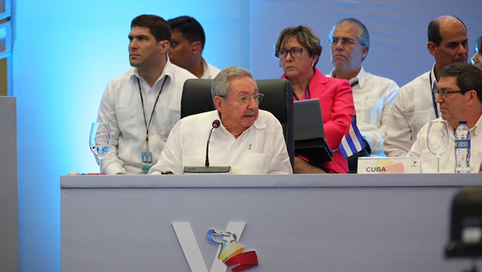 El mandatario cubano reiteró su apoyo al gobierno y pueblo venezolano y rechazó las acciones contra la Revolución Bolivariana.