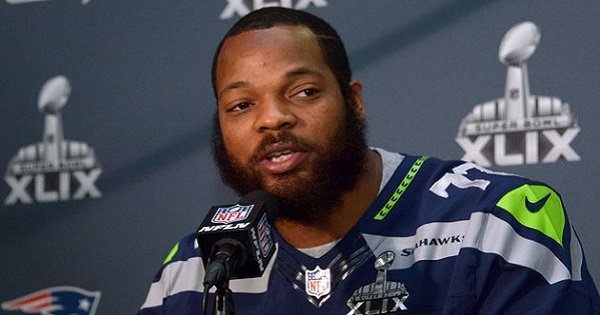 Defensive end Michael Bennett of the Seattle Seahawks