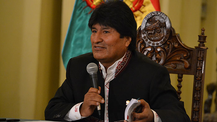 Evo Morales aseguró estar sorprendido ante las múltiples manifestaciones populares este martes.