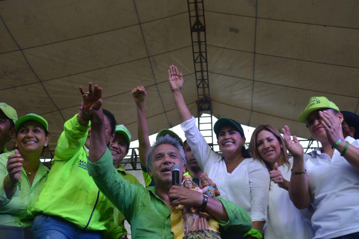 Los candidatos a la segunda vuelta por la Presidencia de Ecuador retomaron sus campañas de cara a la nueva cita comicial del 2 de abril.