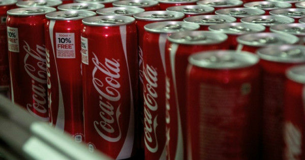 Night-time processing was suspended at the Coca-Cola bottling plant after the machines became clogged.