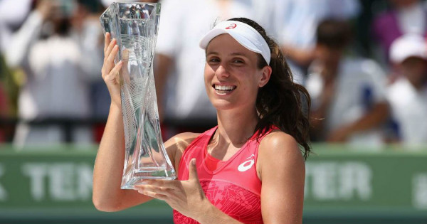 Brit Johanna Konta took a little over an hour-and-a-half to claim the coveted crystal and the £950,000 purse over Caroline Wozniacki.