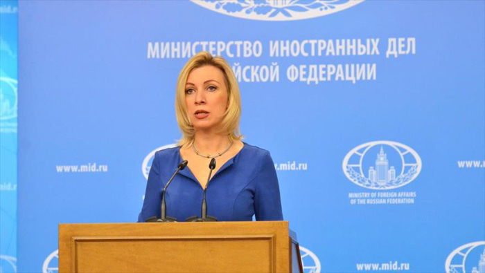 La portavoz del Ministerio de Exteriores de Rusia, María Zajárova, consideró que las declaraciones de EE.UU. 