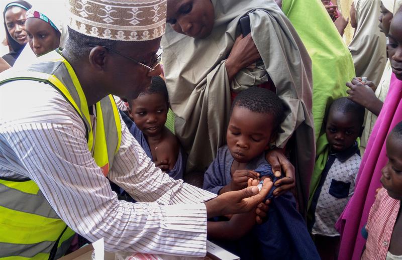 La Organización Mundial de la Salud en marzo llevó adelante una importante campaña de vacunación en ese país.