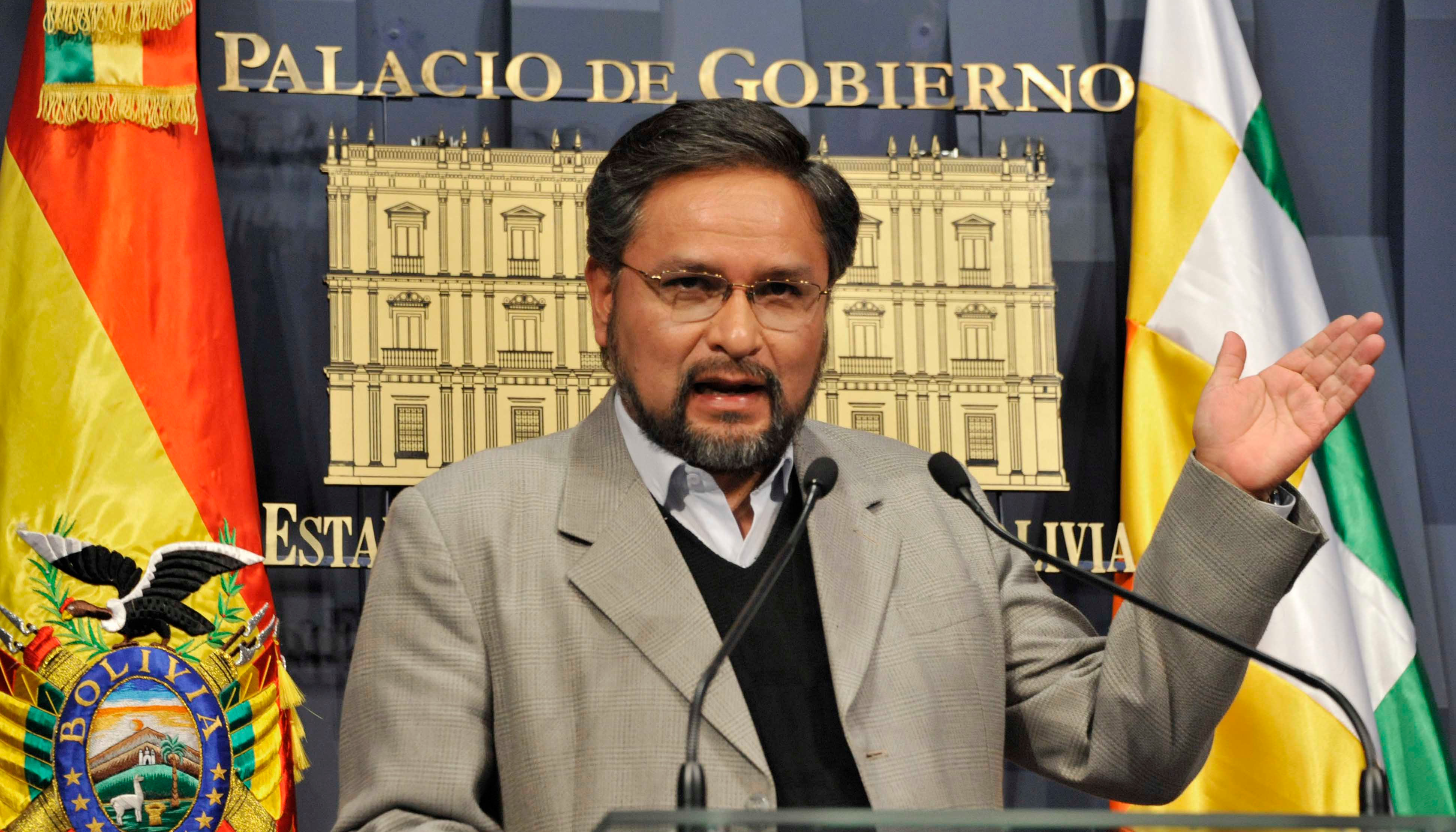El viceministro de la Presidencia boliviana, Alfredo Rada.