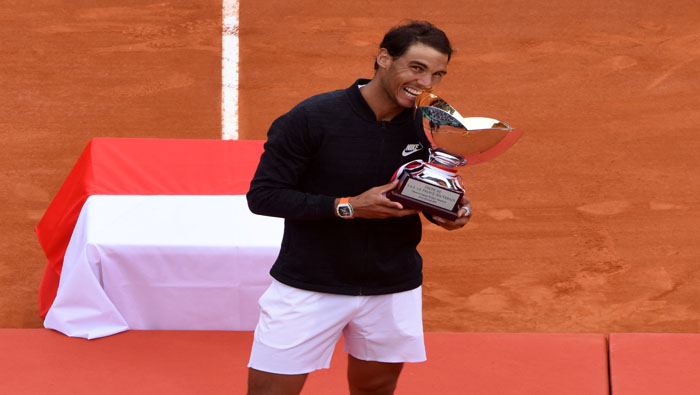 En Montecarlo Nadal pasó a ser el máximo ganador en arcilla con 50 títulos.