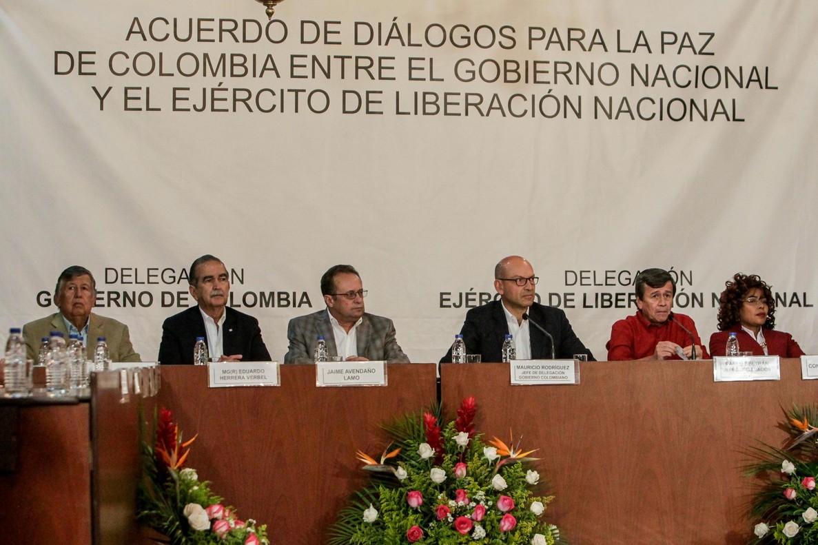 Las negociaciones entre el ELN y el Gobierno de Juan Manuel Santos avanzan en Quito, Ecuador.