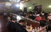 17 partidos de oposición acudieron al llamado de la Comisión Presidencial, para debatir sobre el proceso constituyente.