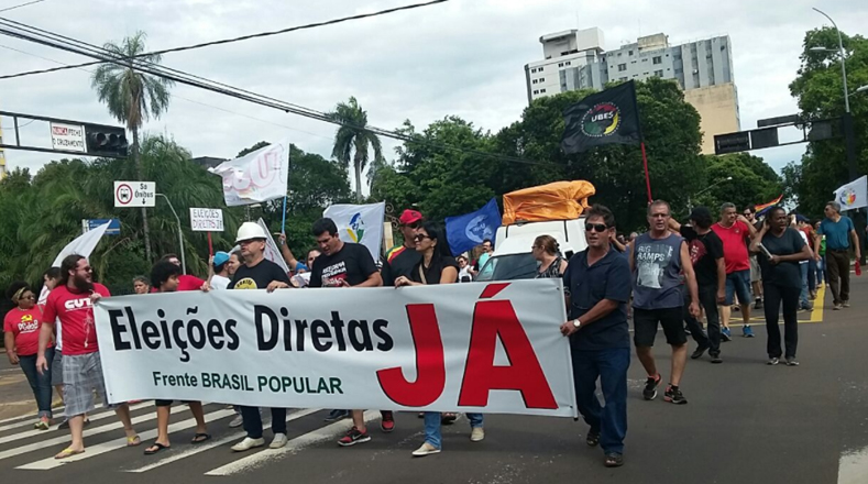 Brasileños marchan para exigir renuncia de Michel Temer