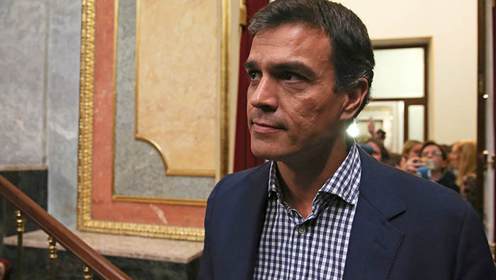 Pedro Sánchez figuraba como favorito en las encuestas.